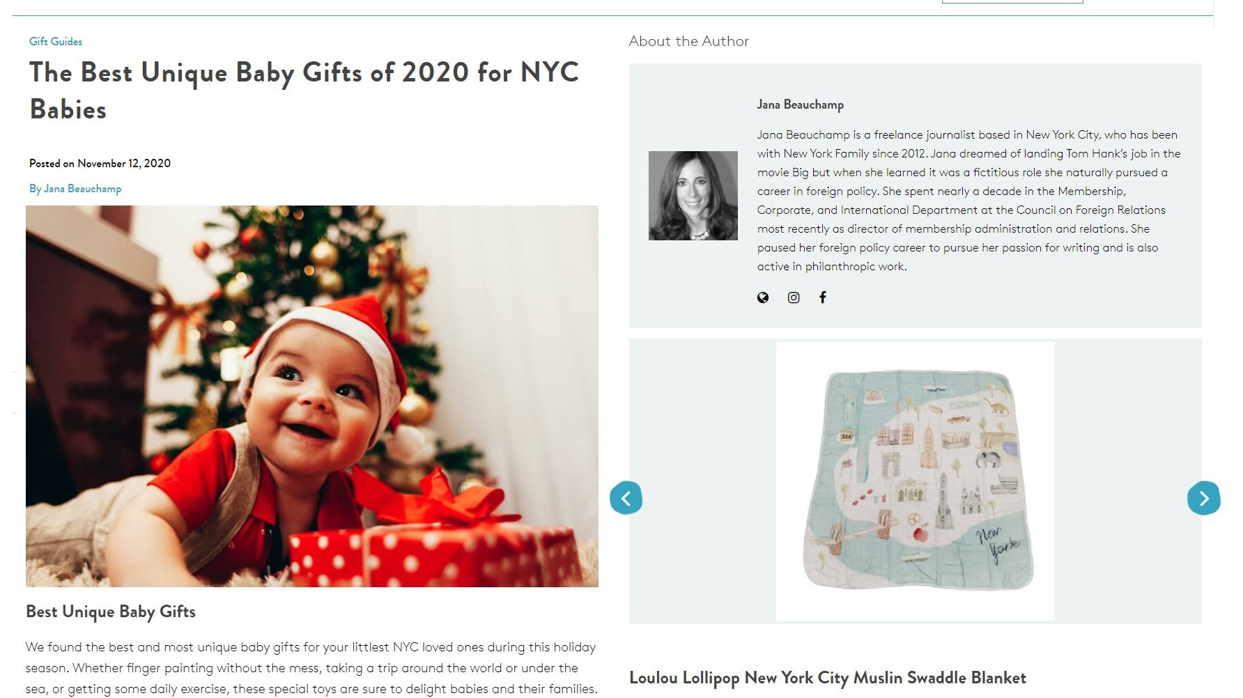 The Best Unique Baby Gifts of 2020 for NYC Babies