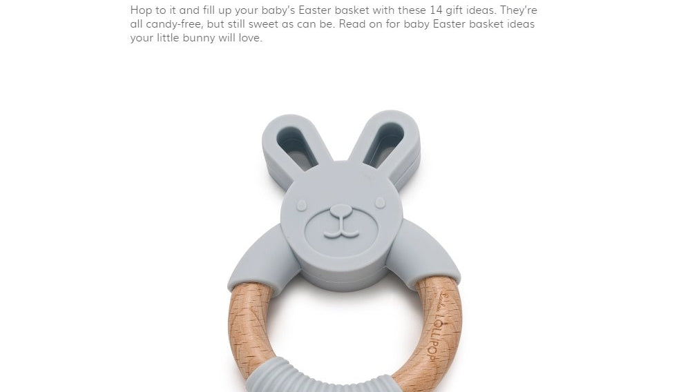 14 Non-Candy Gifts for Baby’s First Easter Basket