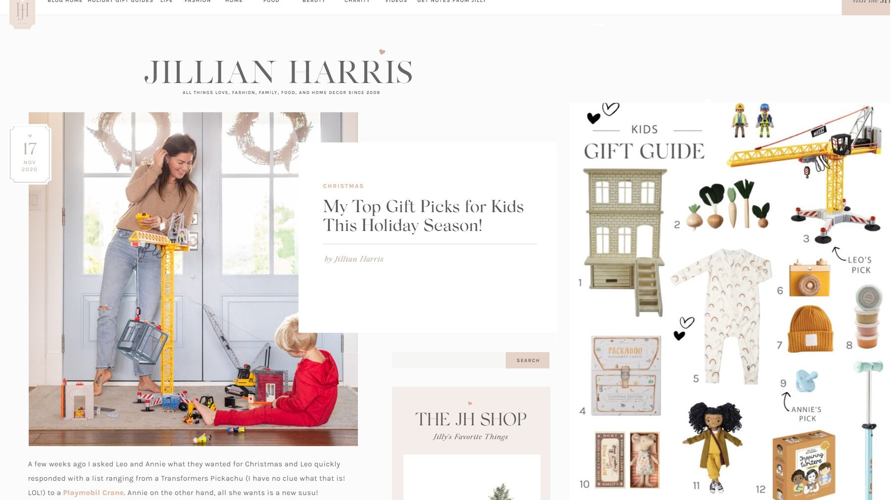 Jillian Harris' Top Gift Picks for Kids This Holiday Season!