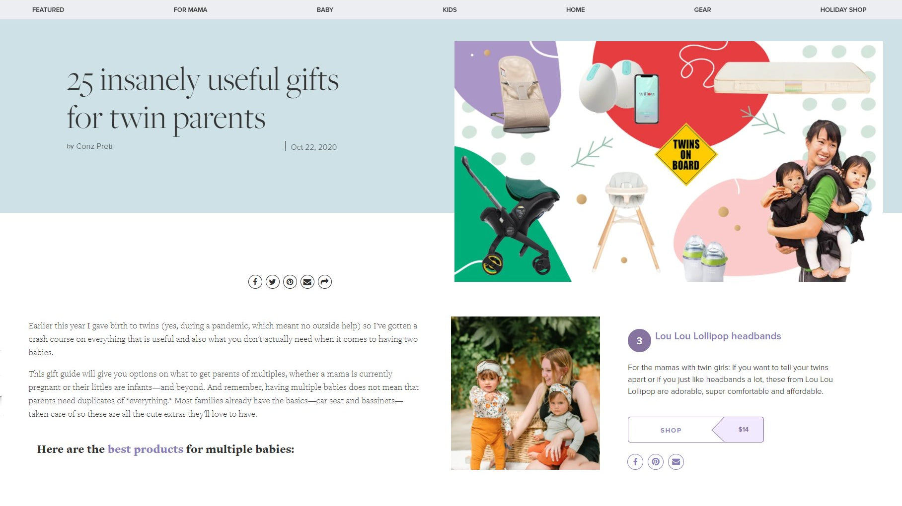 25 insanely useful gifts for twin parents