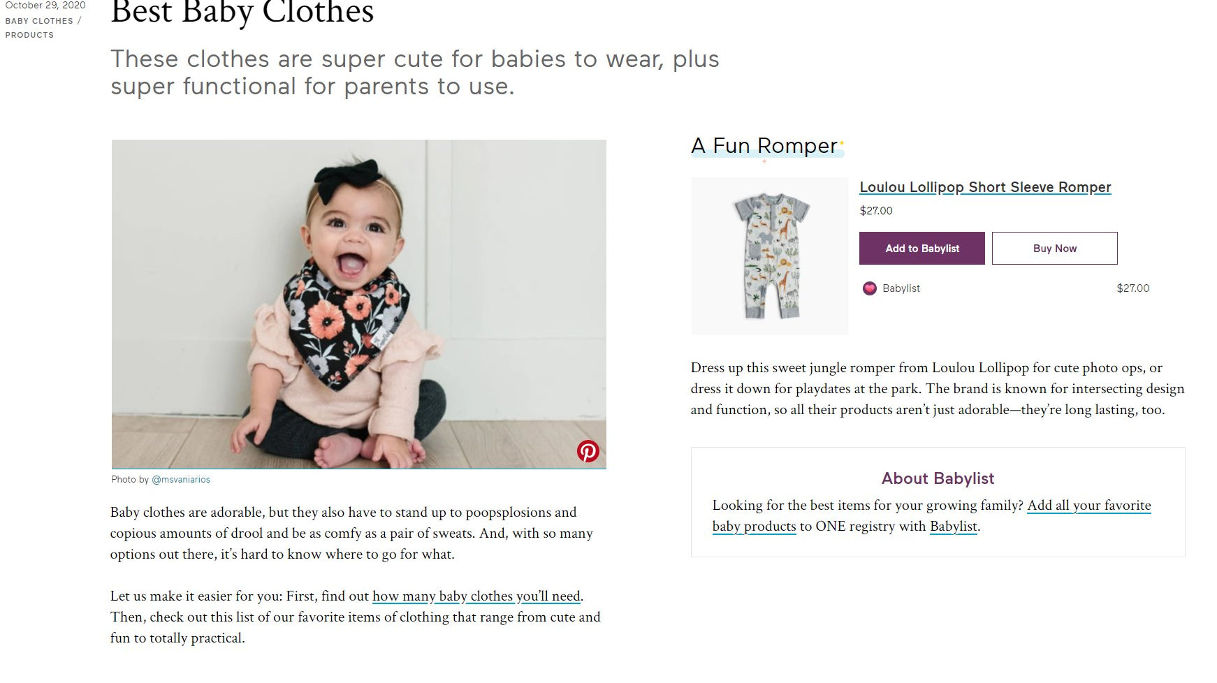Best Baby Clothes of 2020 - Super Cute, Super Functional