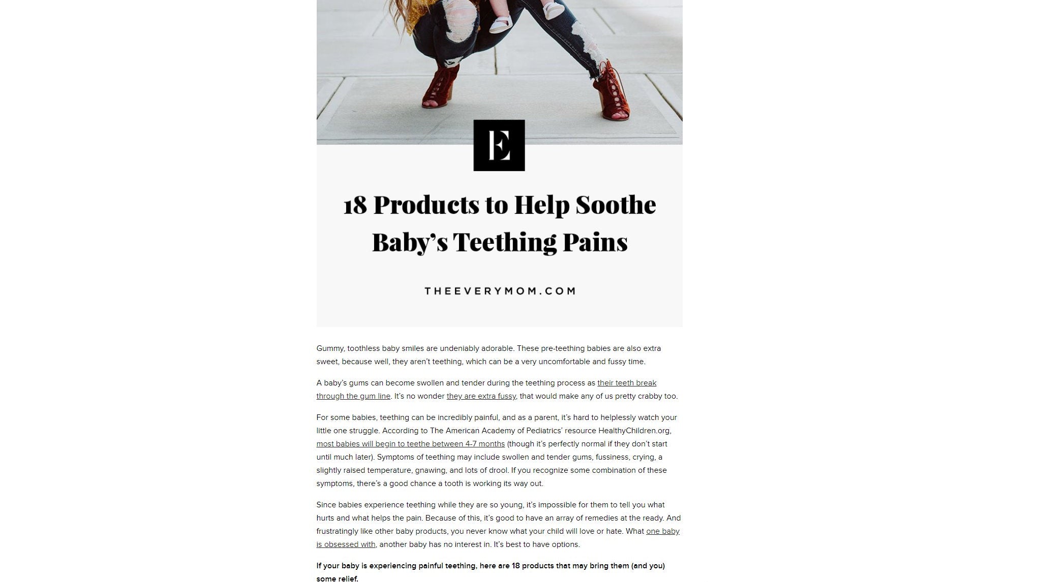 18 Products to Help Soothe Baby's Teething Pain