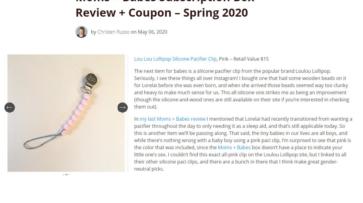 Moms + Babes Subscription Box Review Spring 2020