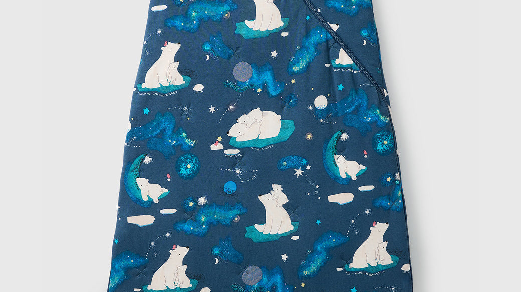 Loulou Lollipop Stargazing Bears TENCEL™ Lyocell Baby Sleep Bag