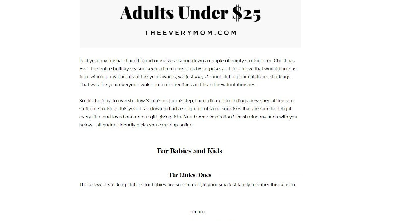 Our Favorite Stocking Stuffers for Kids and Adults Under $25