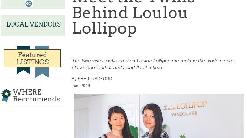 A Sweet Partnership: Meet the Twins Behind Loulou Lollipop