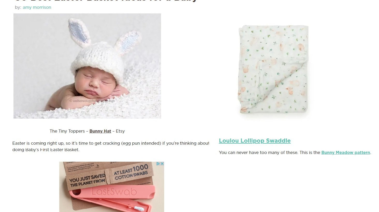 30 Best Easter Basket Ideas for a Baby