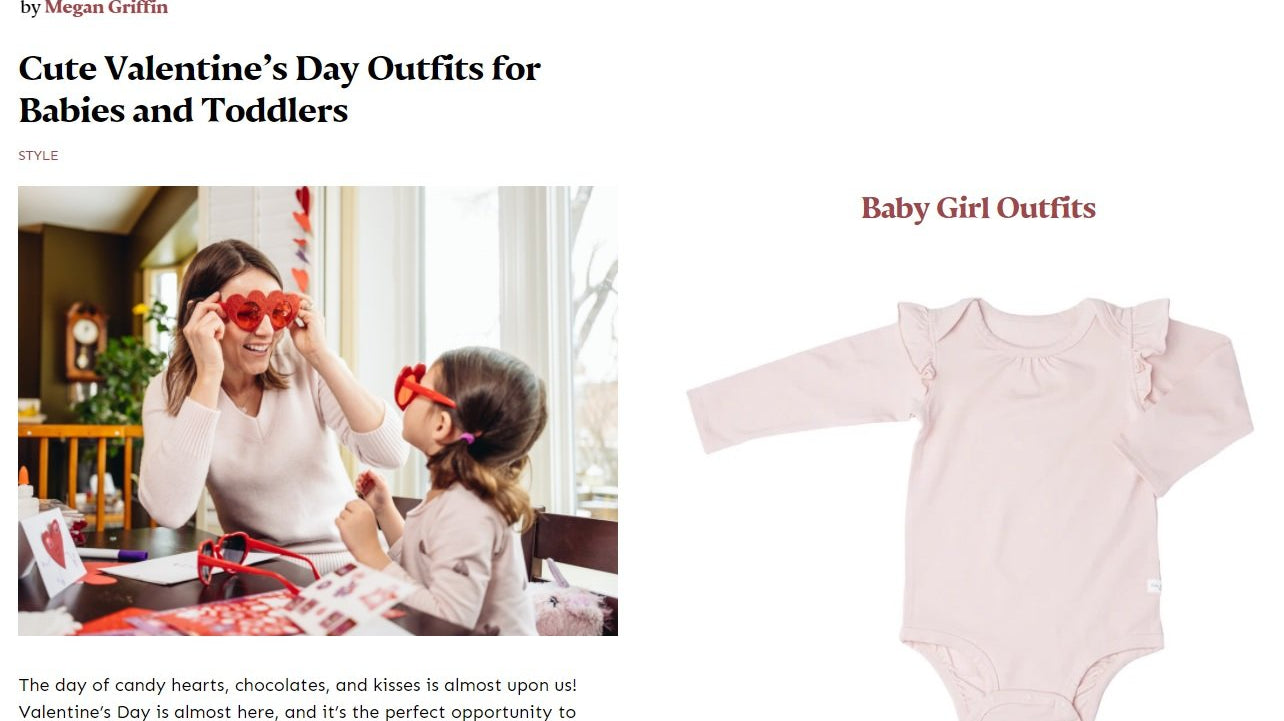 Cute Valentine’s Day Outfits for Babies and Toddlers