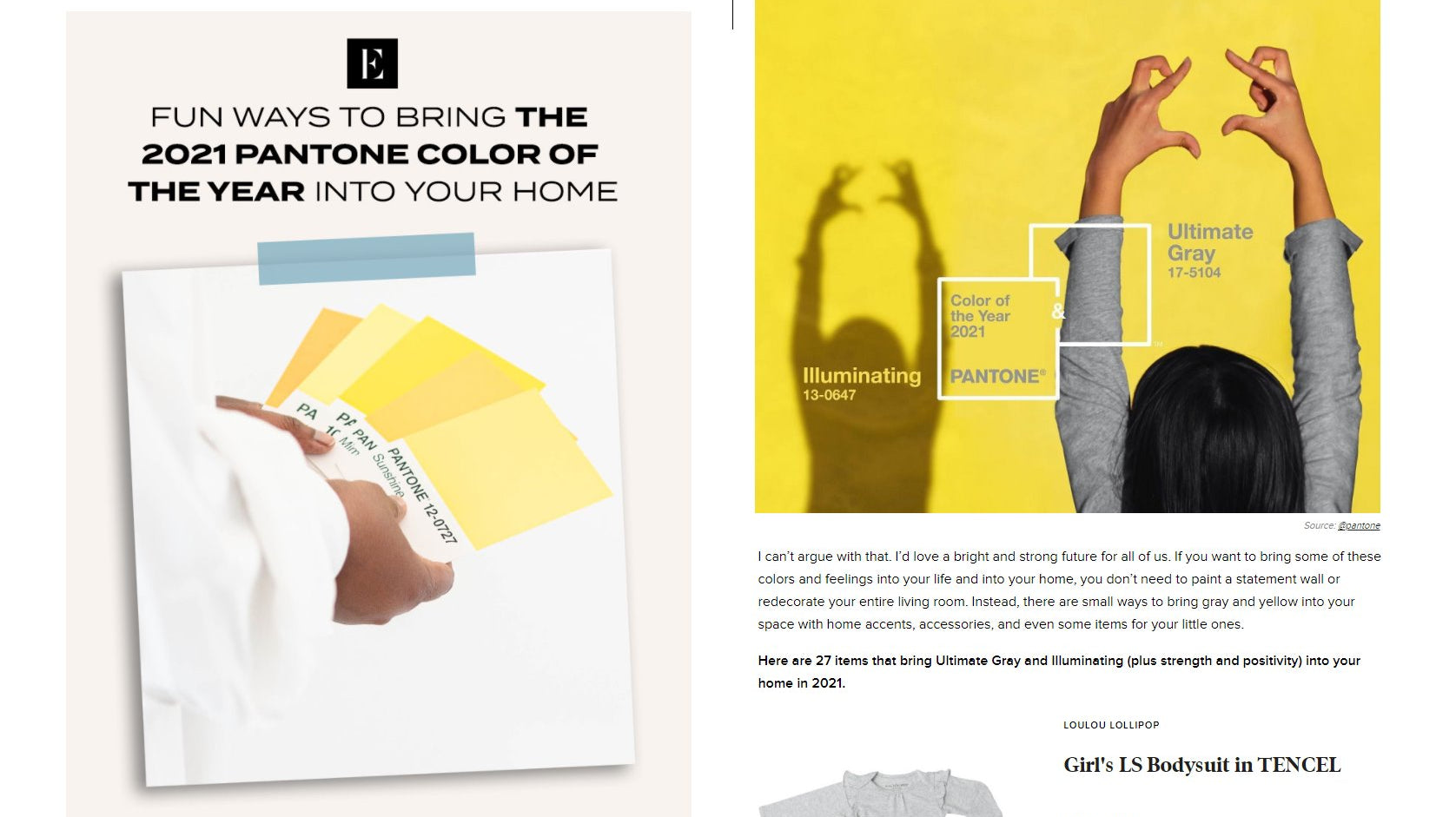 Fun Ways to Bring the 2021 Pantone Color of the Year Into Your Home