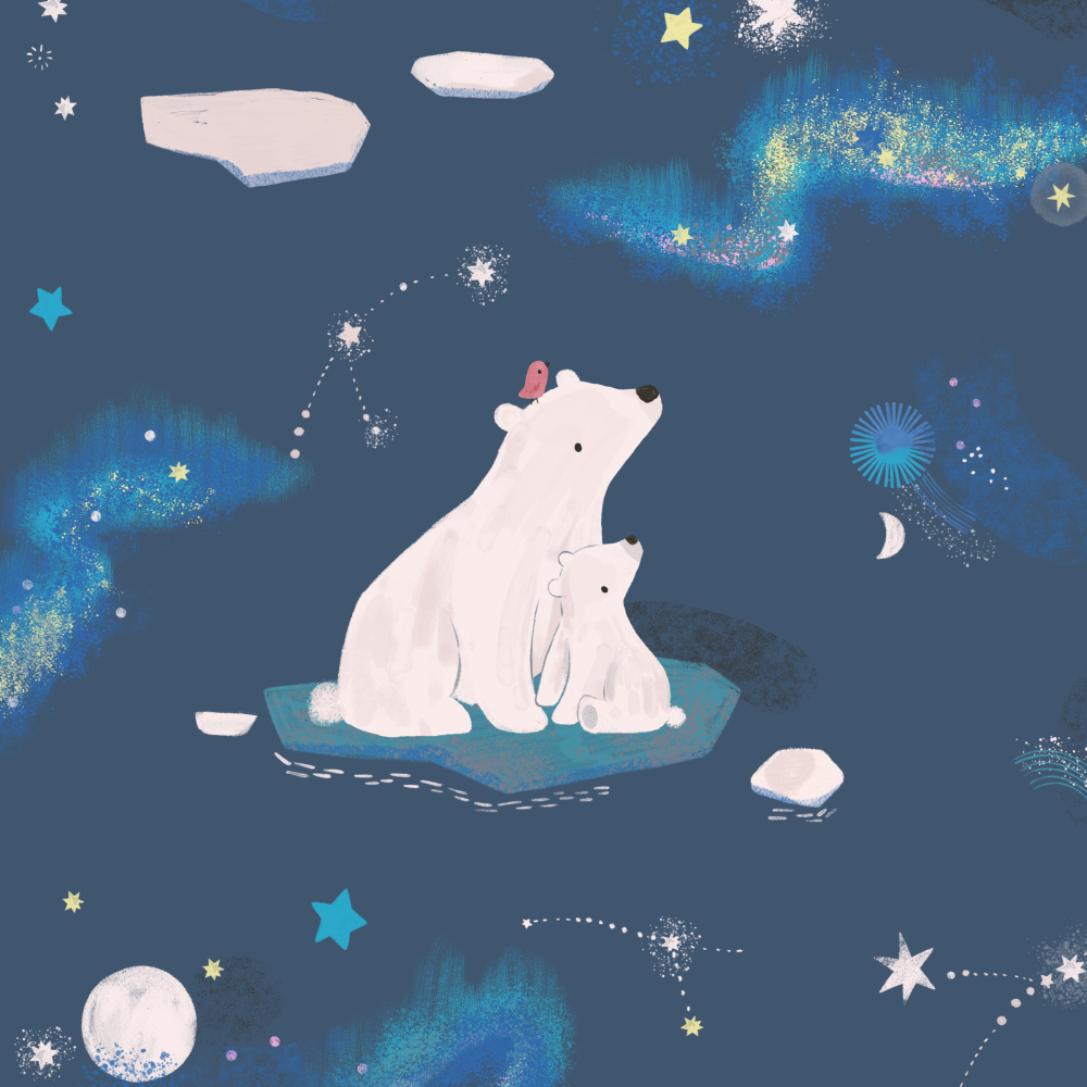 Stargazing Bear