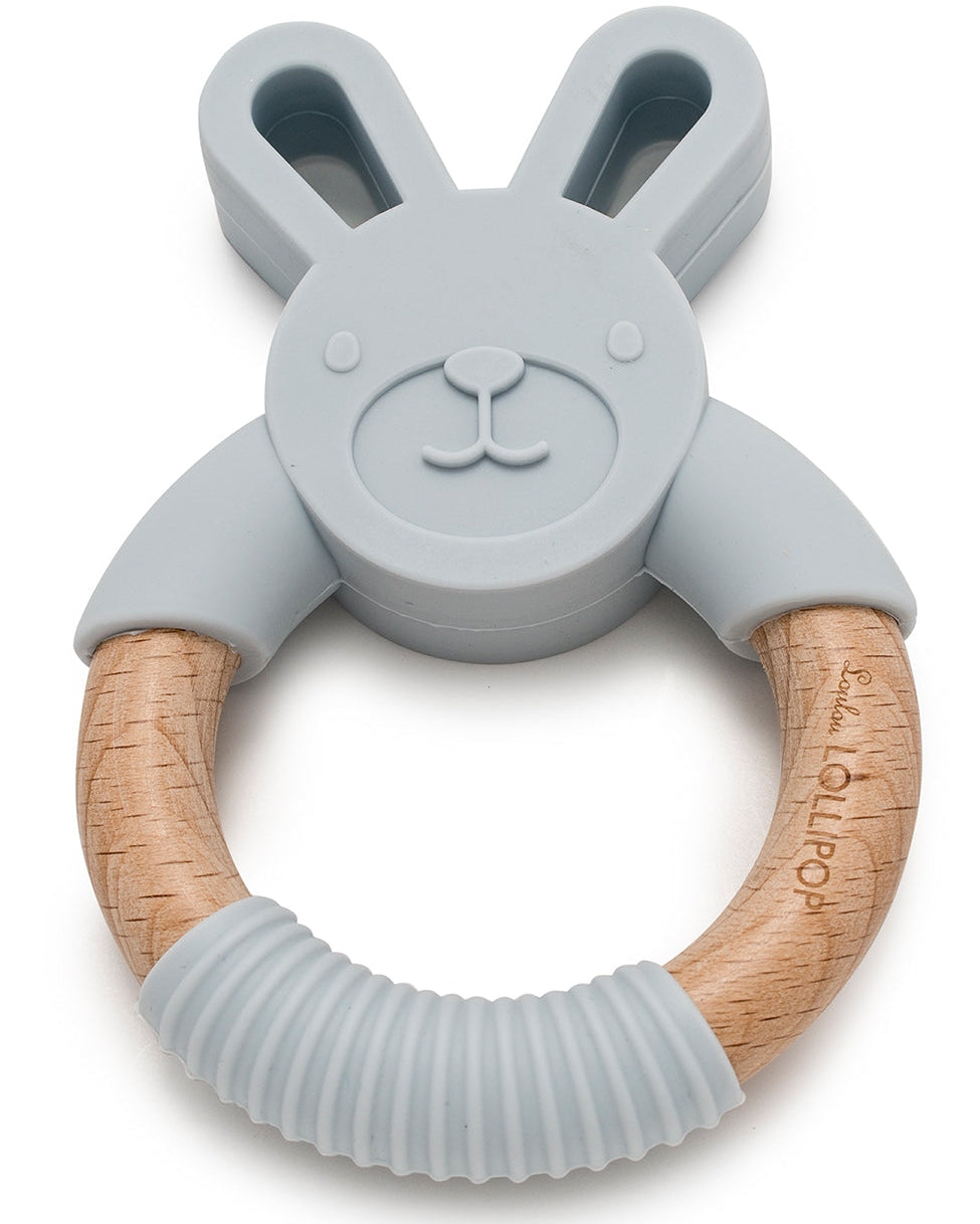 Bunny-Silicone-and-Wood-Teething-Ring-Light-Grey-1