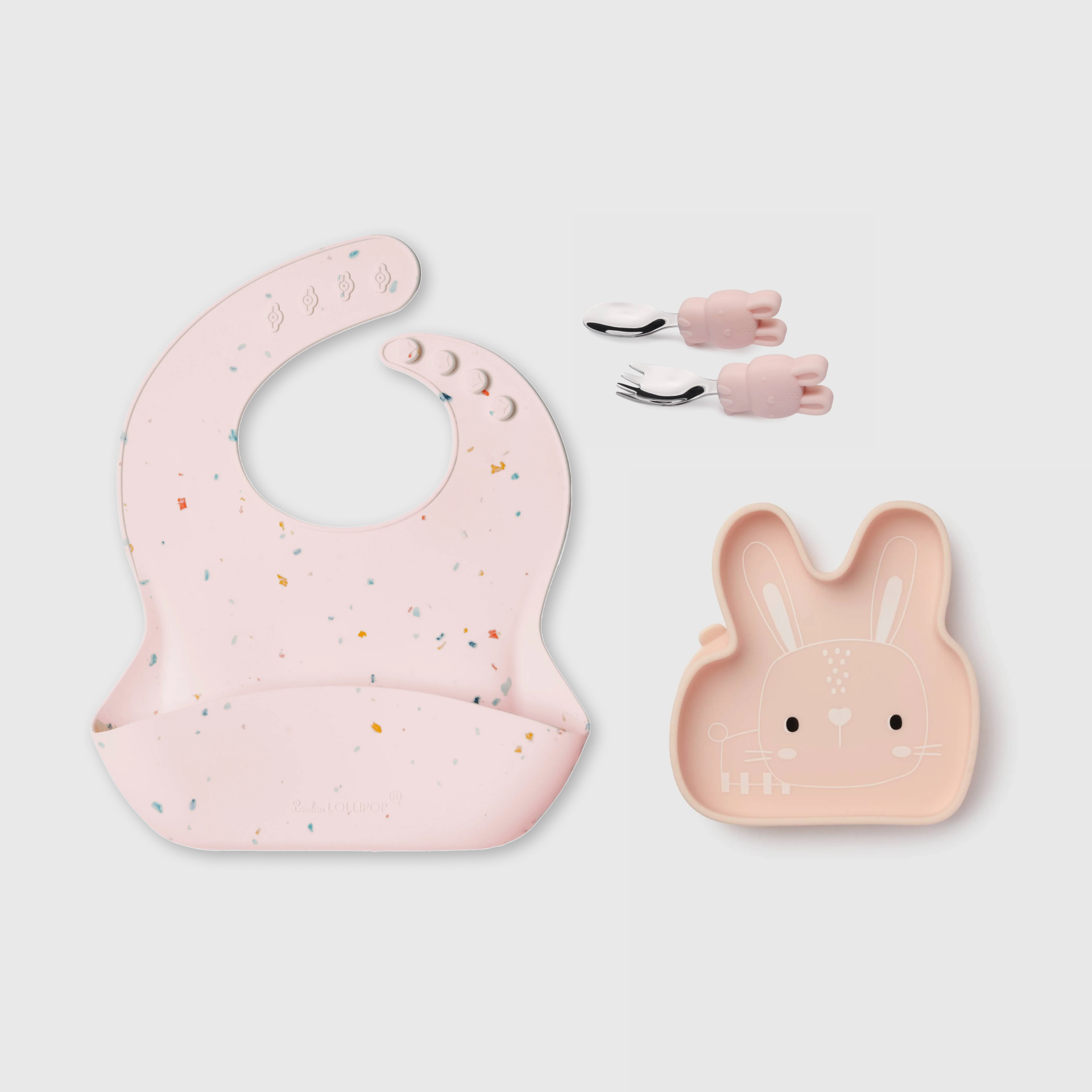 Baby Learning & Feeding Bundle - Bailey Bunny