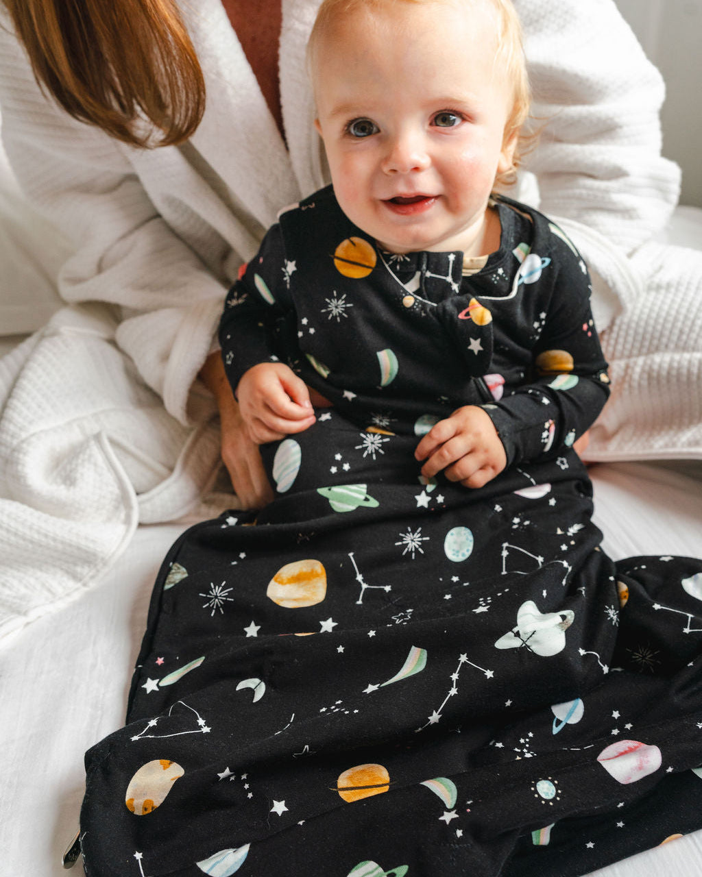 Baby 1.0 Tog Sleep Sack in TENCEL Lyocell - Planets