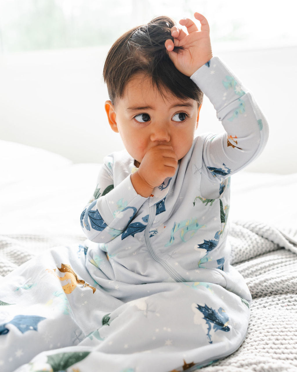 Baby Sleep Sack in TENCEL Lyocell - Magical Dragons