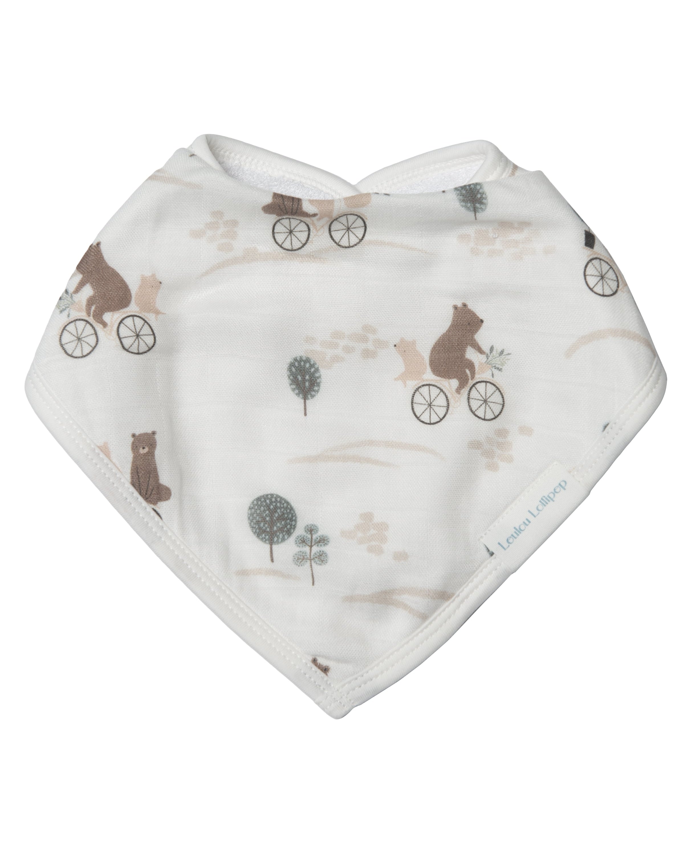 Bandana-Bib-Set-2-Pack-Bears-on-Bikes-2