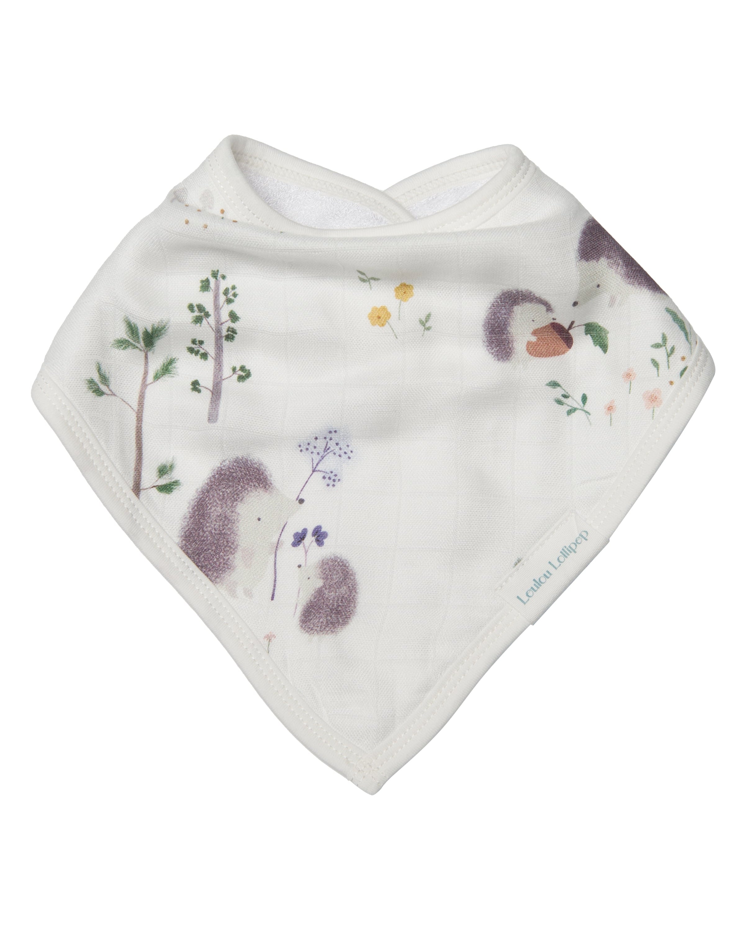 Bandana-Bib-Set-2-Pack-Hedgehogs-4
