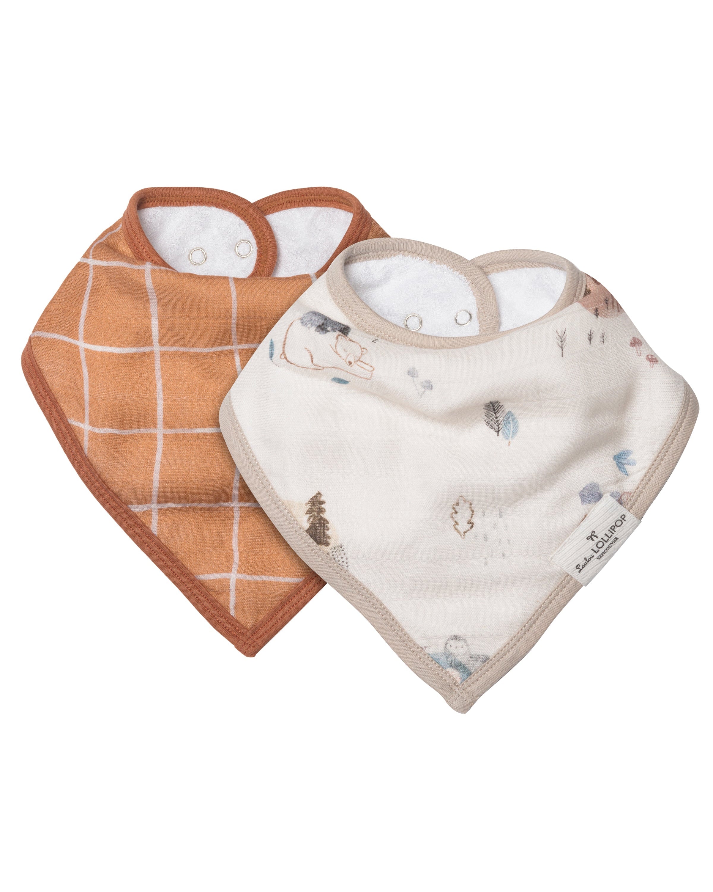 Bandana-Bib-Set-2-Pack-Cozy-Forest-1