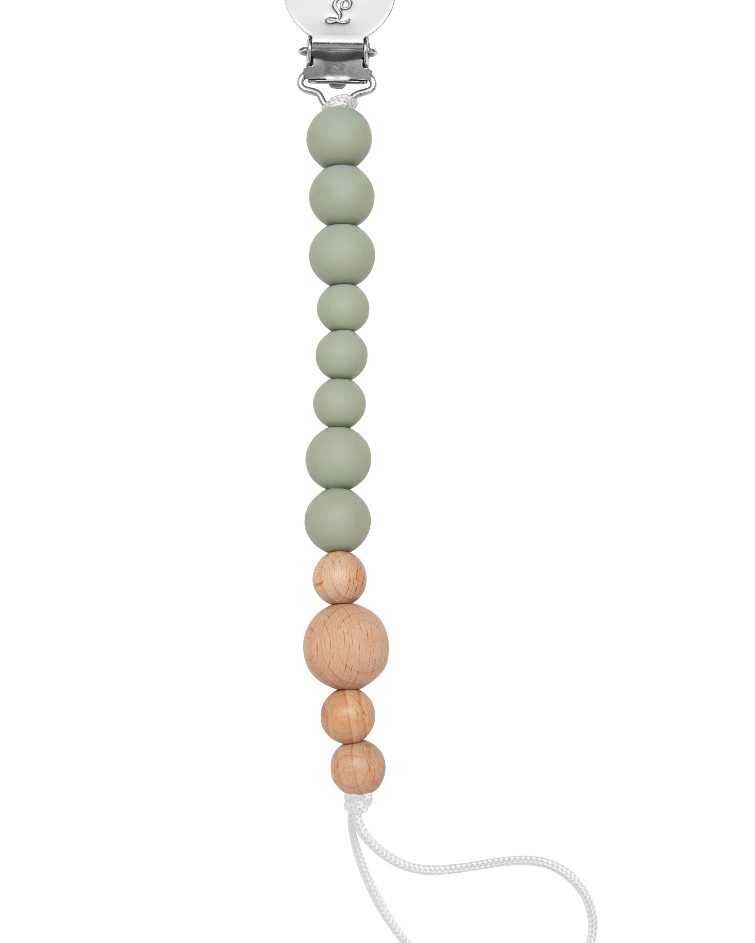 Pacifier-Clip-Colour-Block-Sage-Green-1