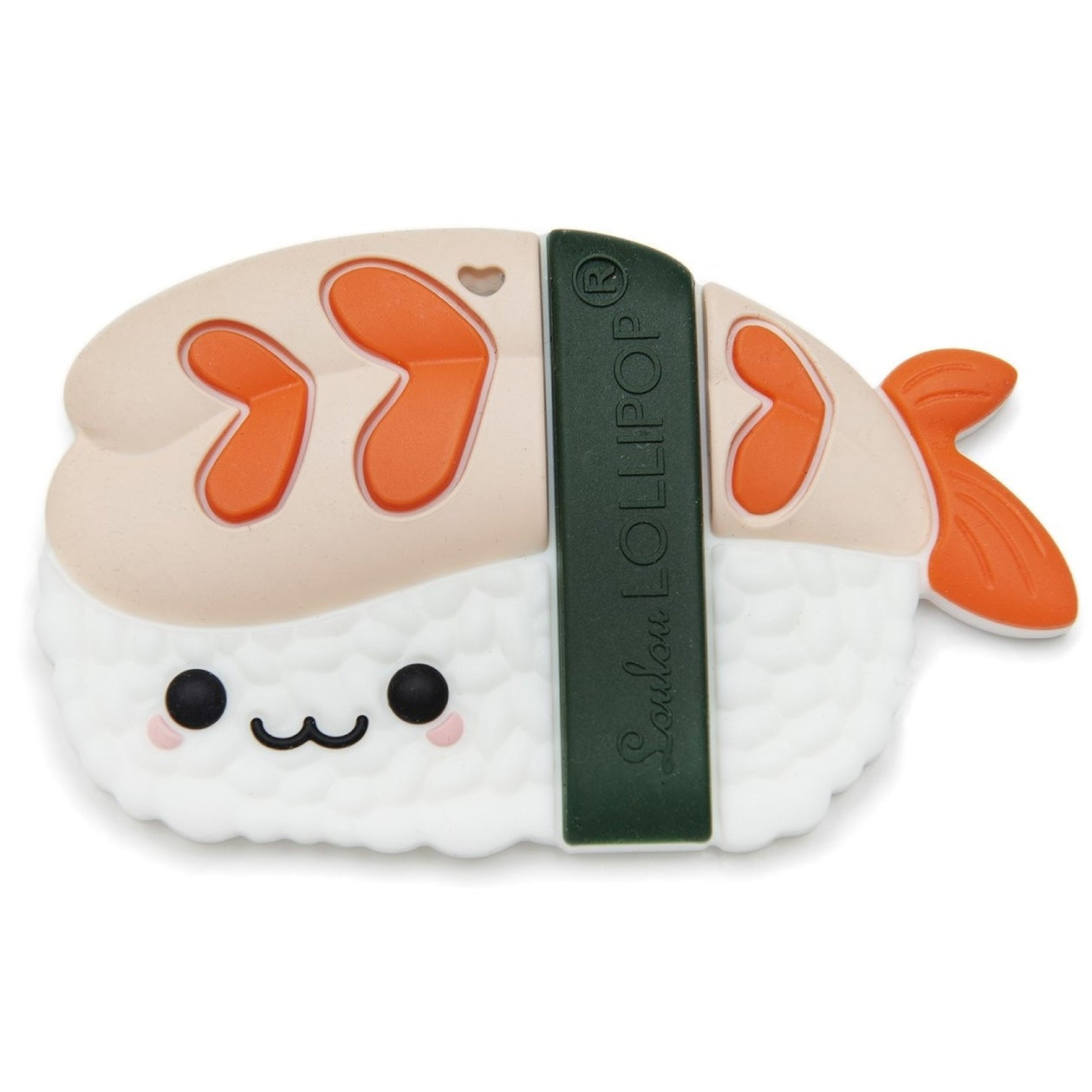 Silicone Teether Single Grow Loulou Lollipop Ebi Shrimp