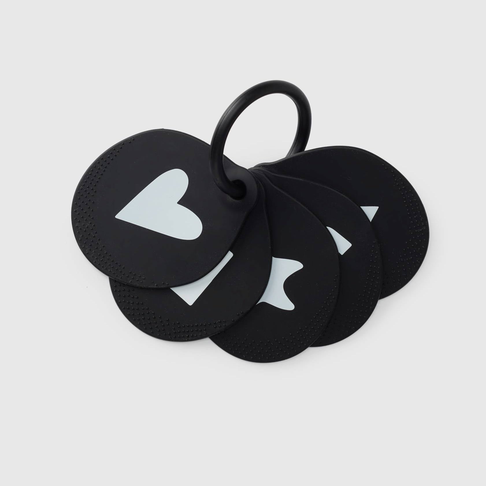 Loulou Lollipop Flashcards in Shapes — front view on white background