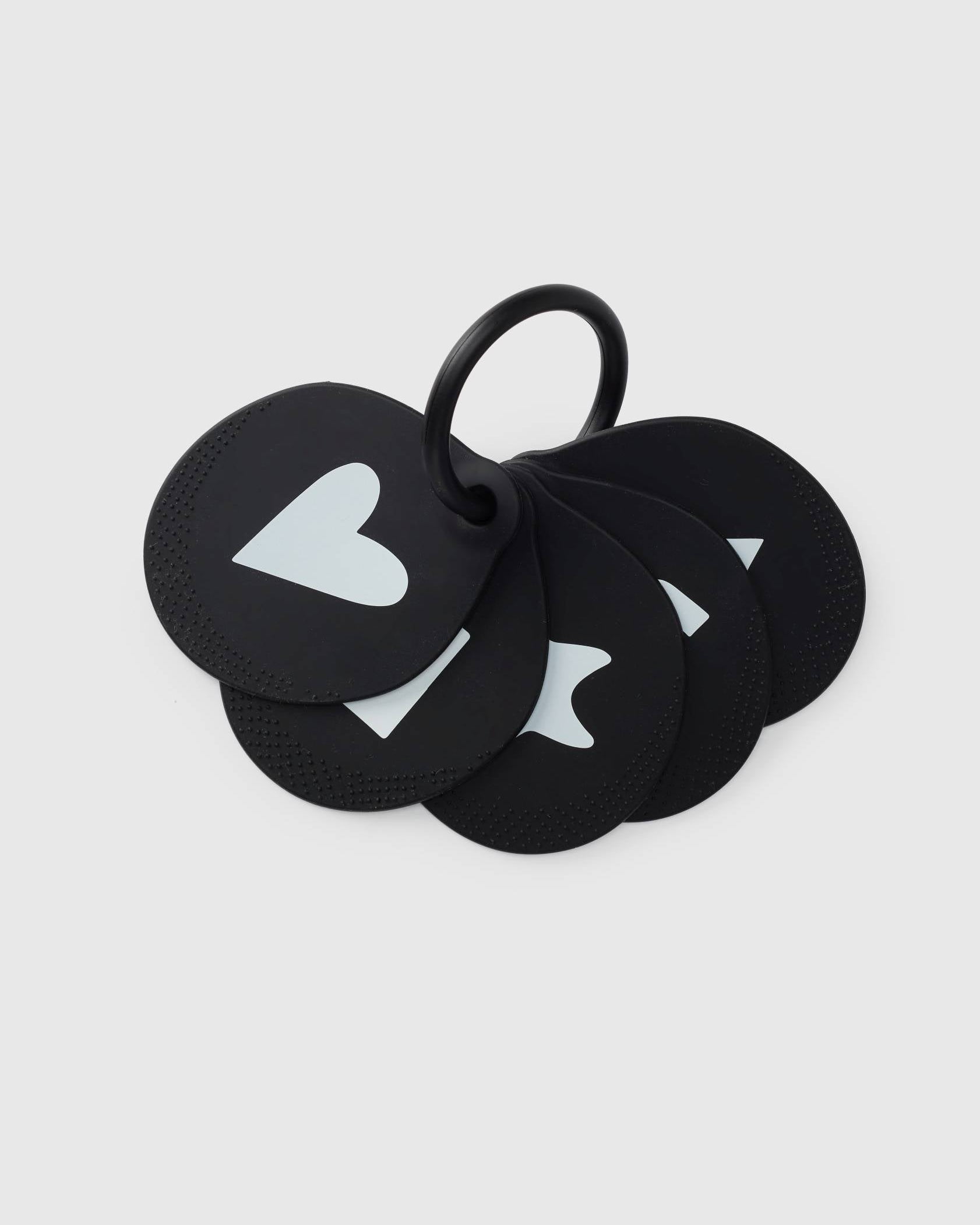 Loulou Lollipop Flashcards in Shapes — front view on white background