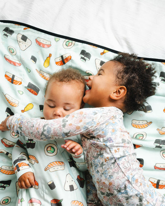 Kids Muslin Blanket - Sushi