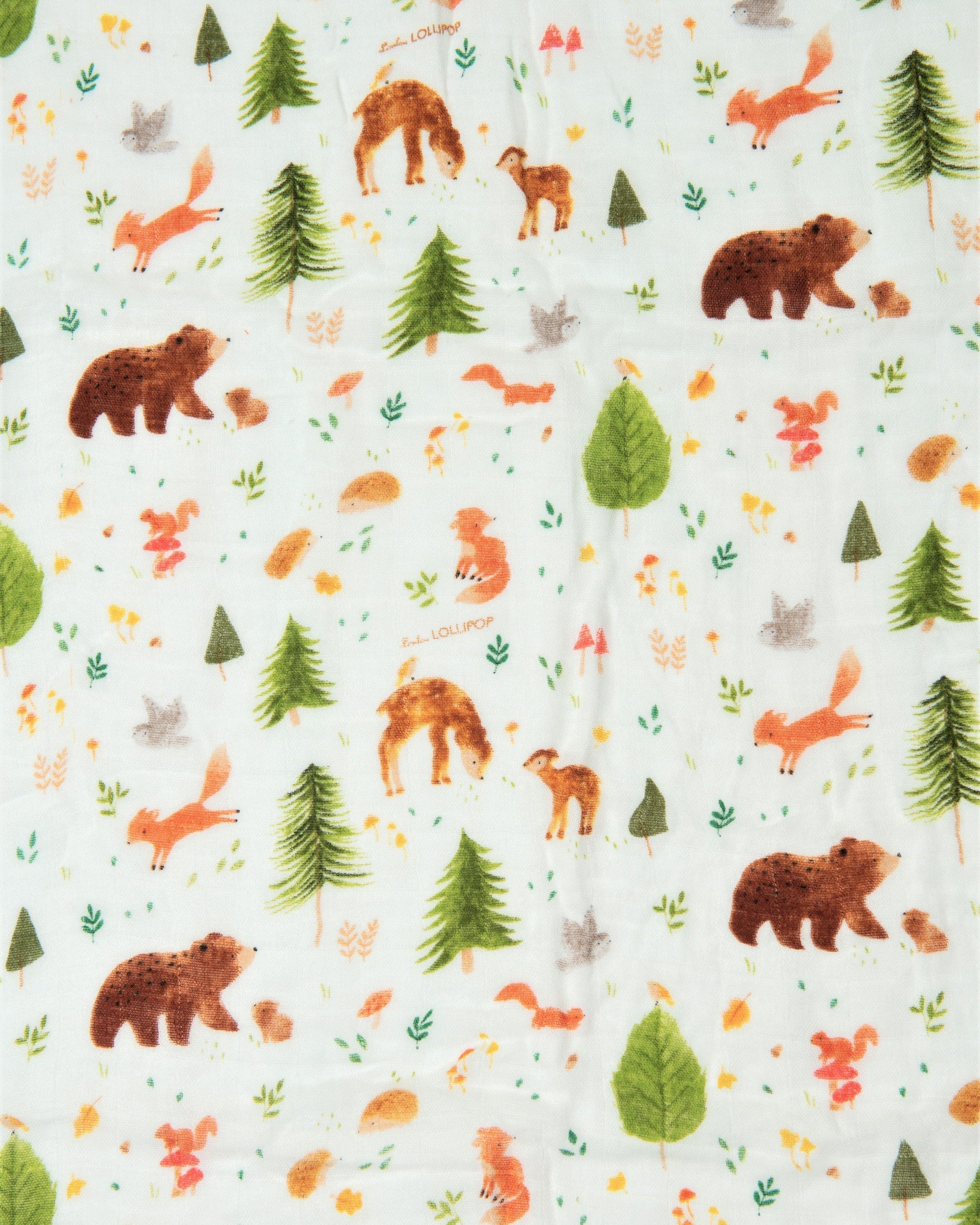 Muslin-Fitted-Crib-Sheet-Forest-Friends-2