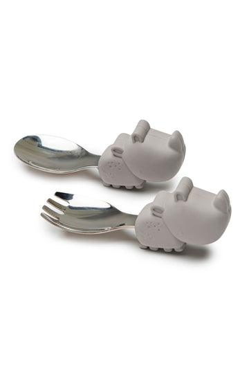Born to be Wild Learning spoon/fork set Eat Loulou Lollipop Lion 
