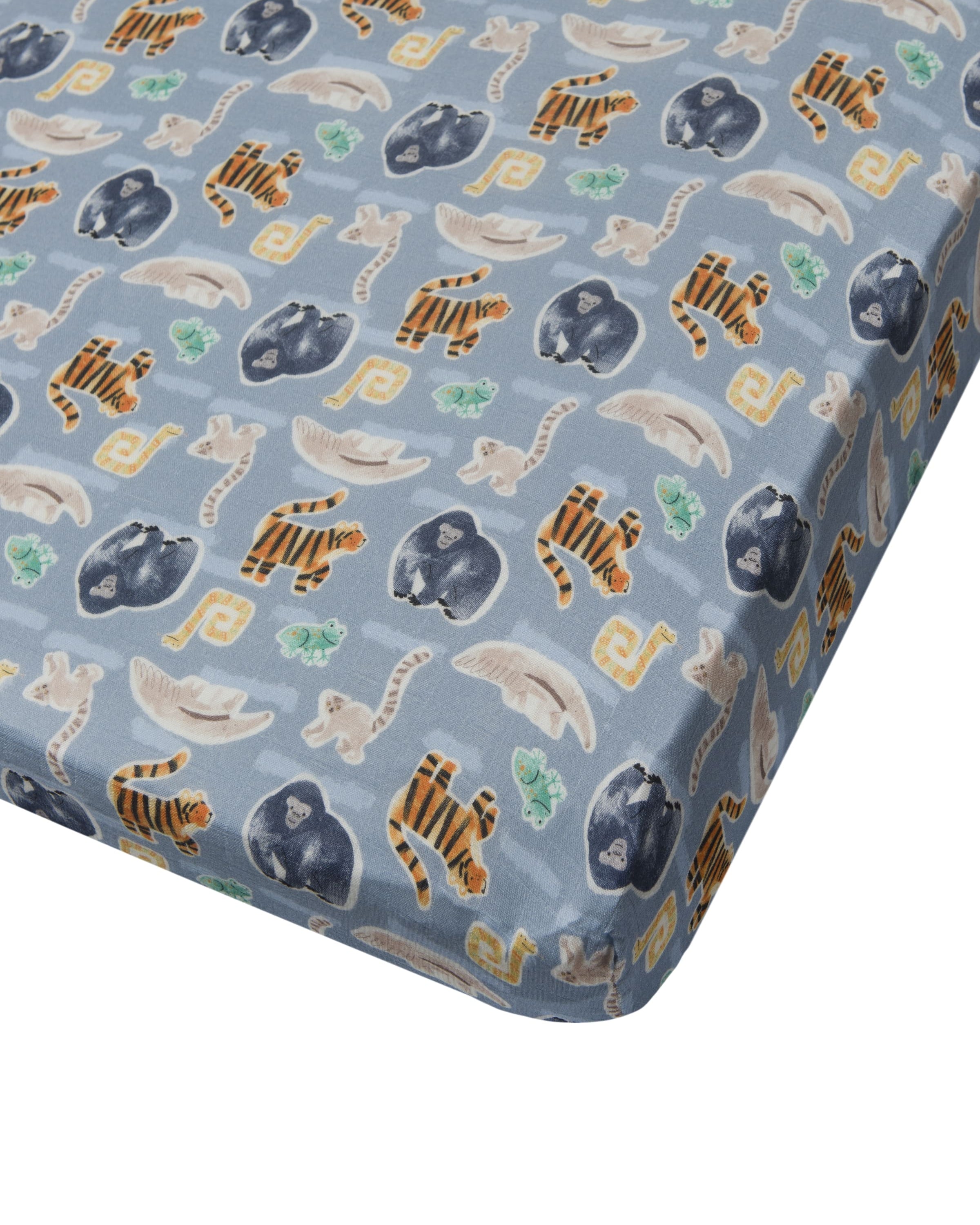Muslin-Fitted-Crib-Sheet-Jungle-Friends-1