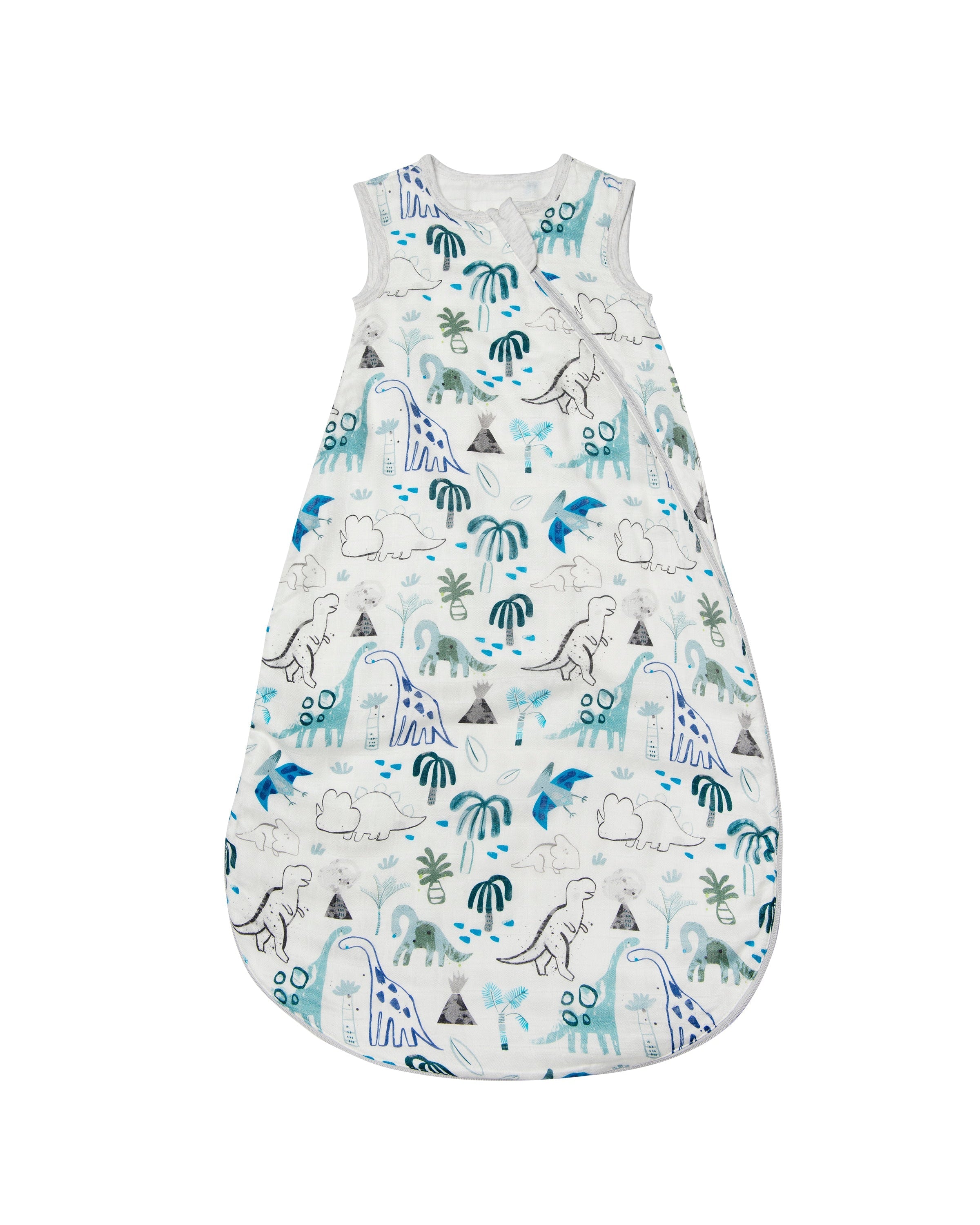 Muslin-Lightweight-Sleep-Bags-0.5-TOG-Dinosaurs-1