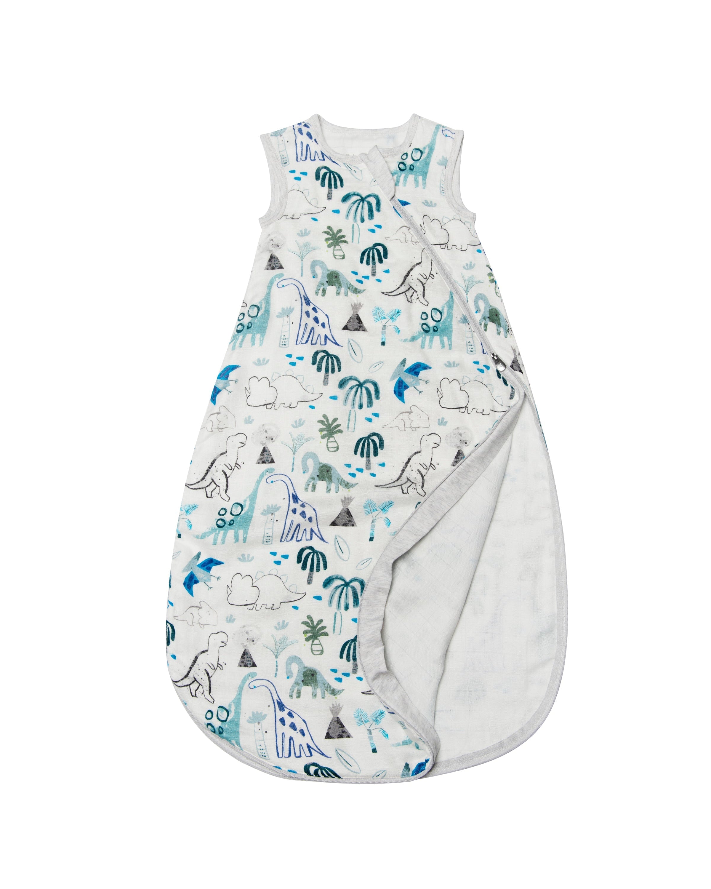 Muslin-Lightweight-Sleep-Bags-0.5-TOG-Dinosaurs-2