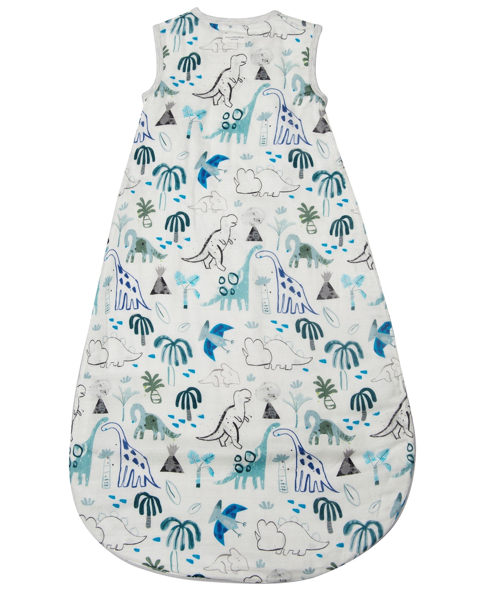 Muslin-Lightweight-Sleep-Bags-0.5-TOG-Dinosaurs-3