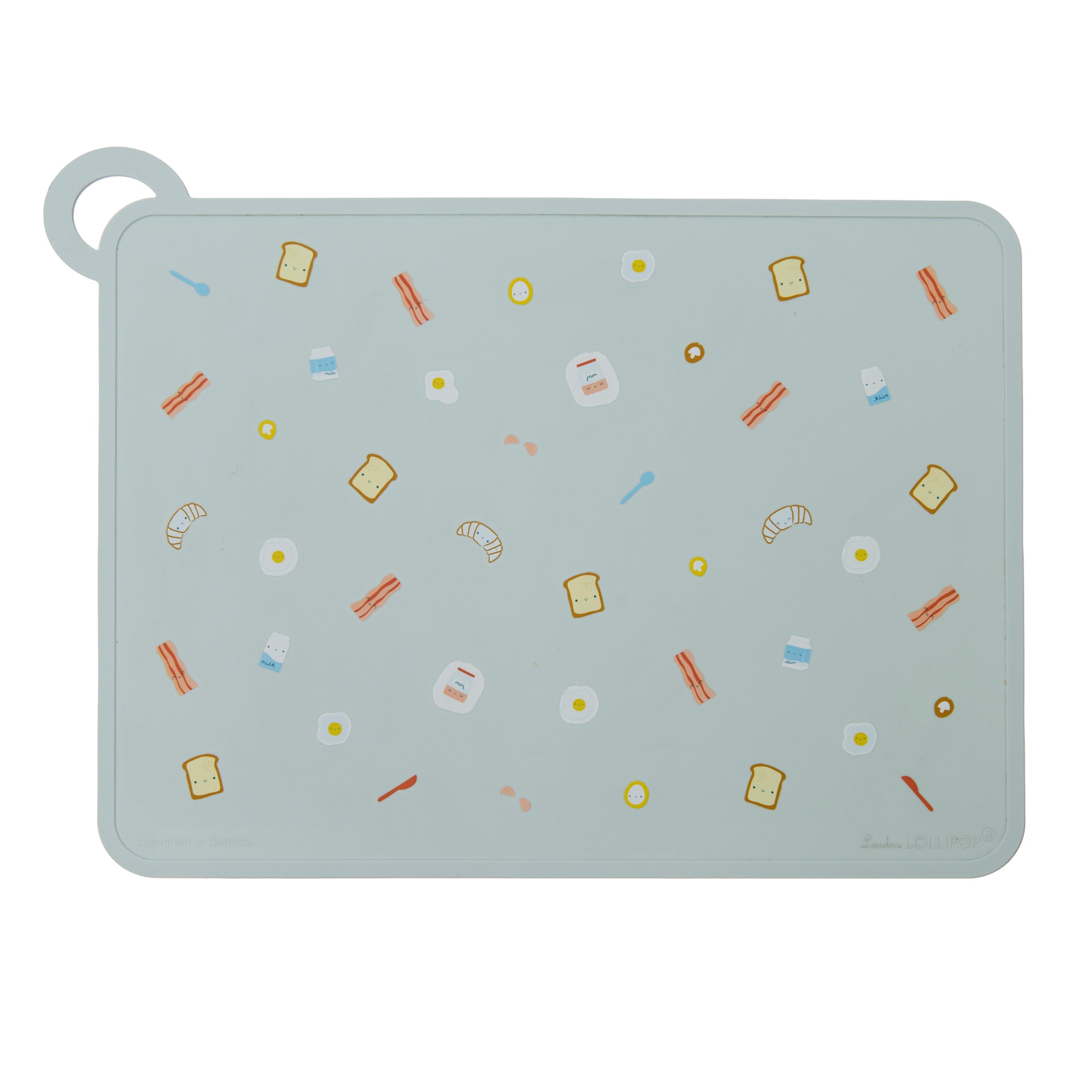 Loulou Lollipop Placemat in Breakfast — front view on white background