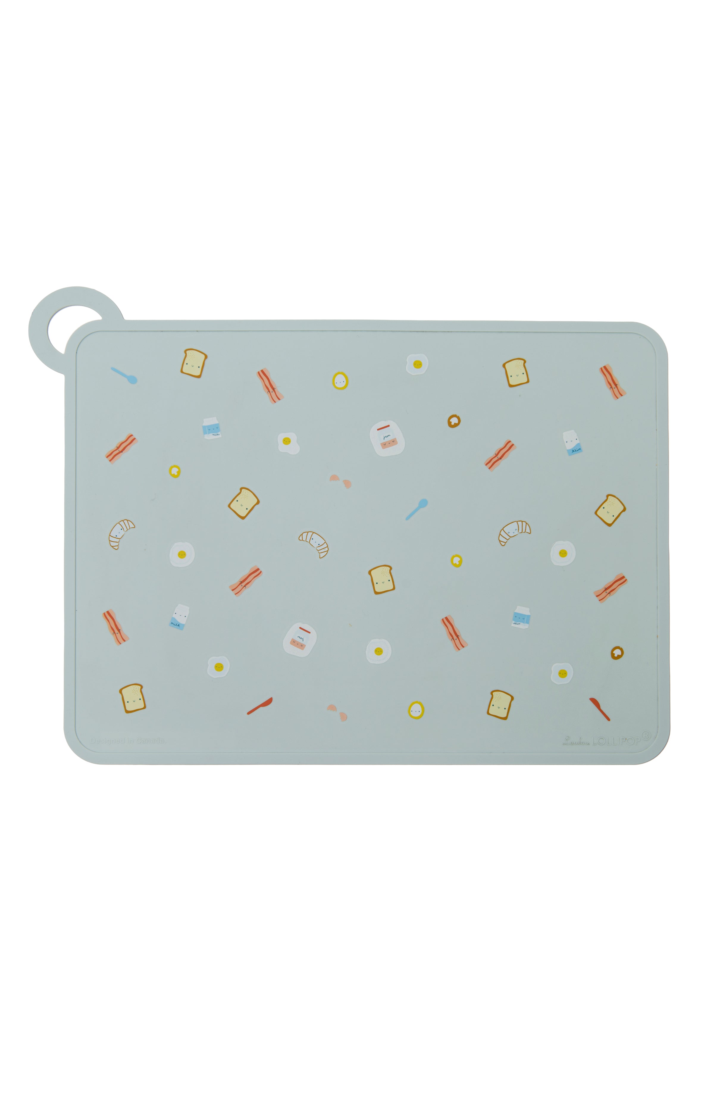 Loulou Lollipop Placemat in Breakfast — front view on white background
