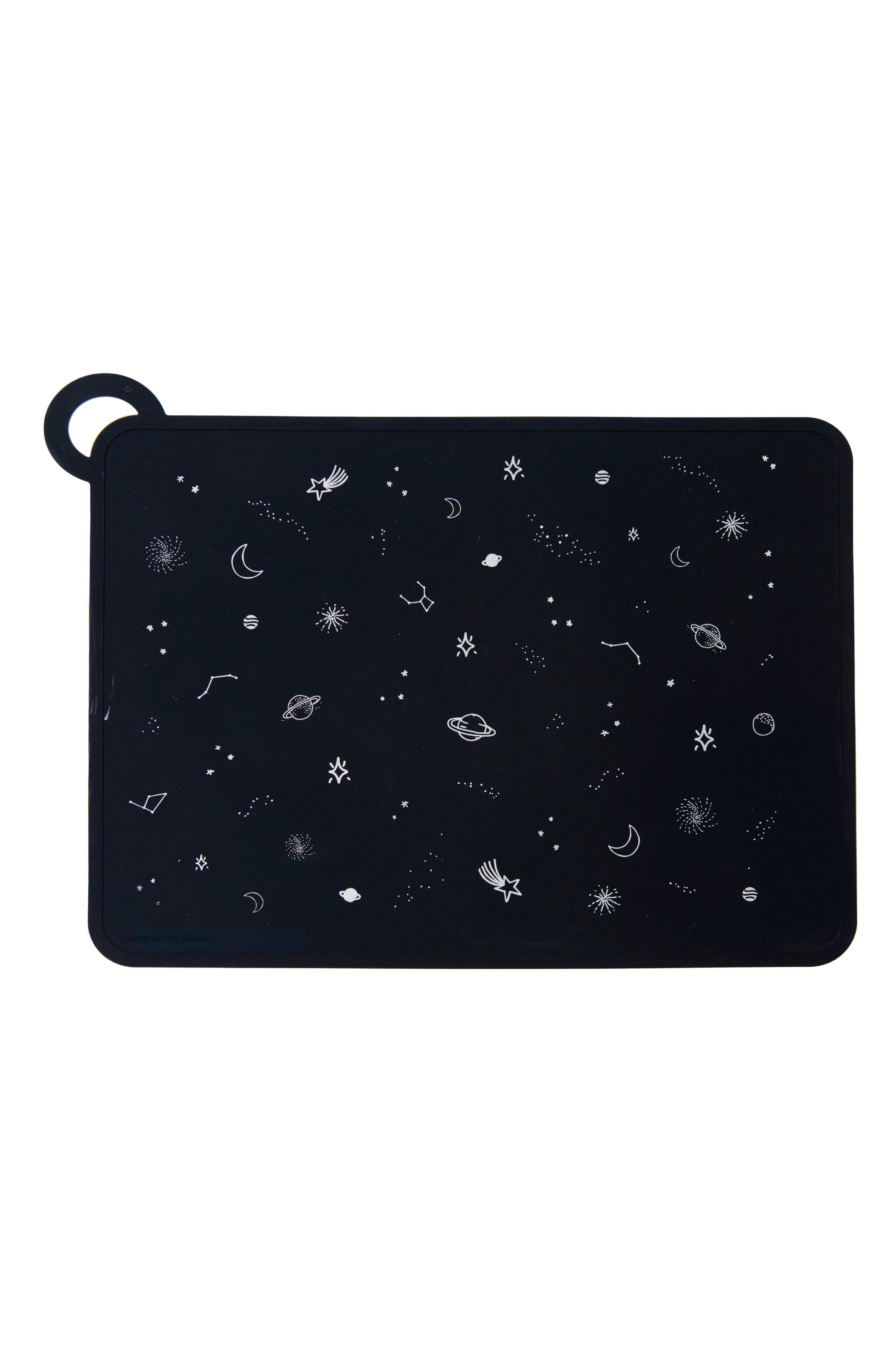 Loulou Lollipop Placemat in Space — front view on white background