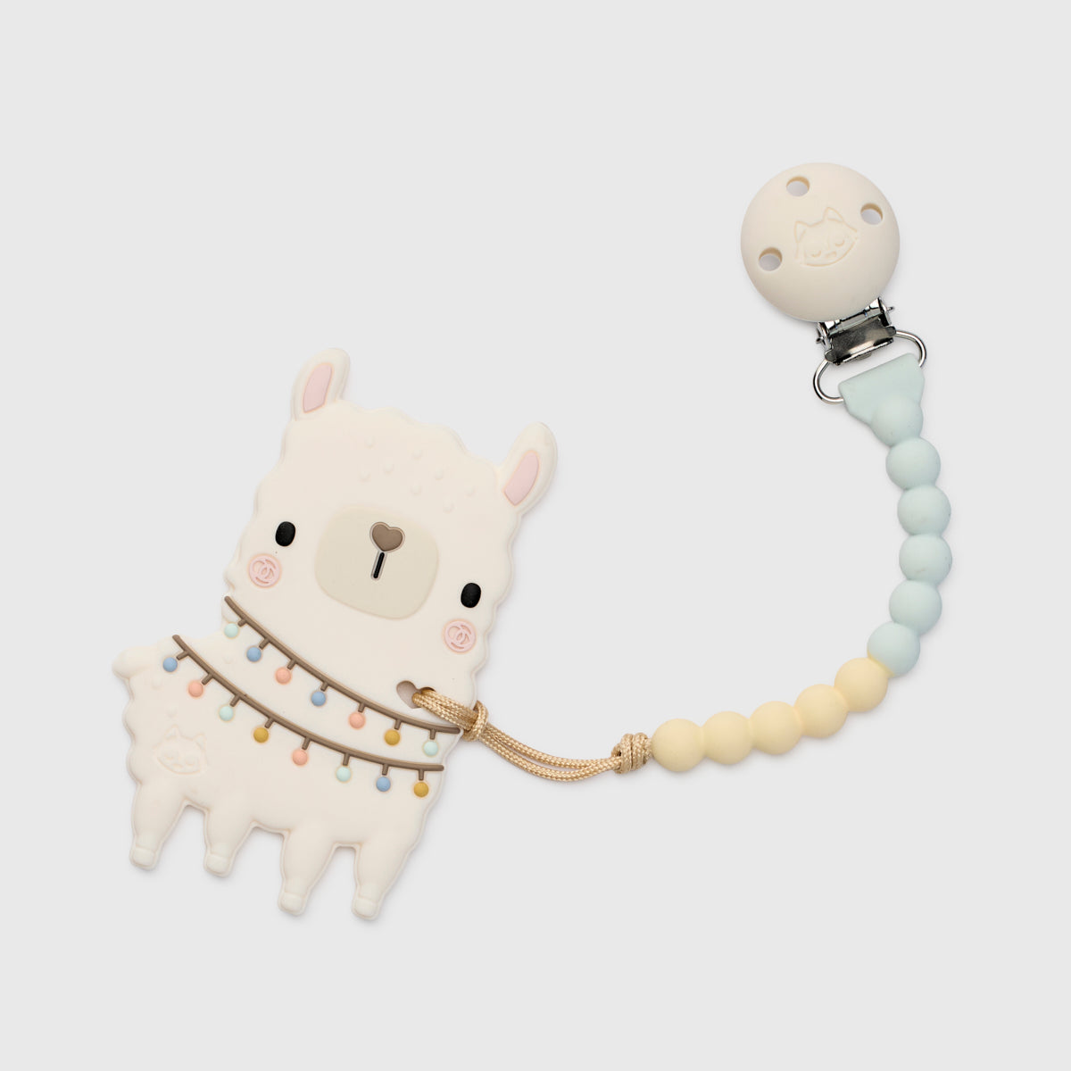 OneC™ Silicone Clip Teether Set - Lane Llama