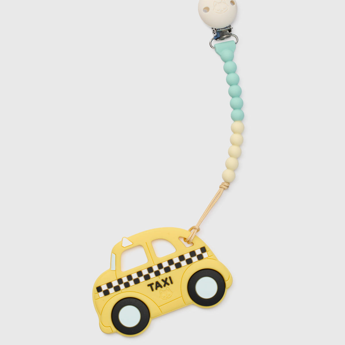 OneC™ Silicone Clip Teether Set - Yellow Taxi