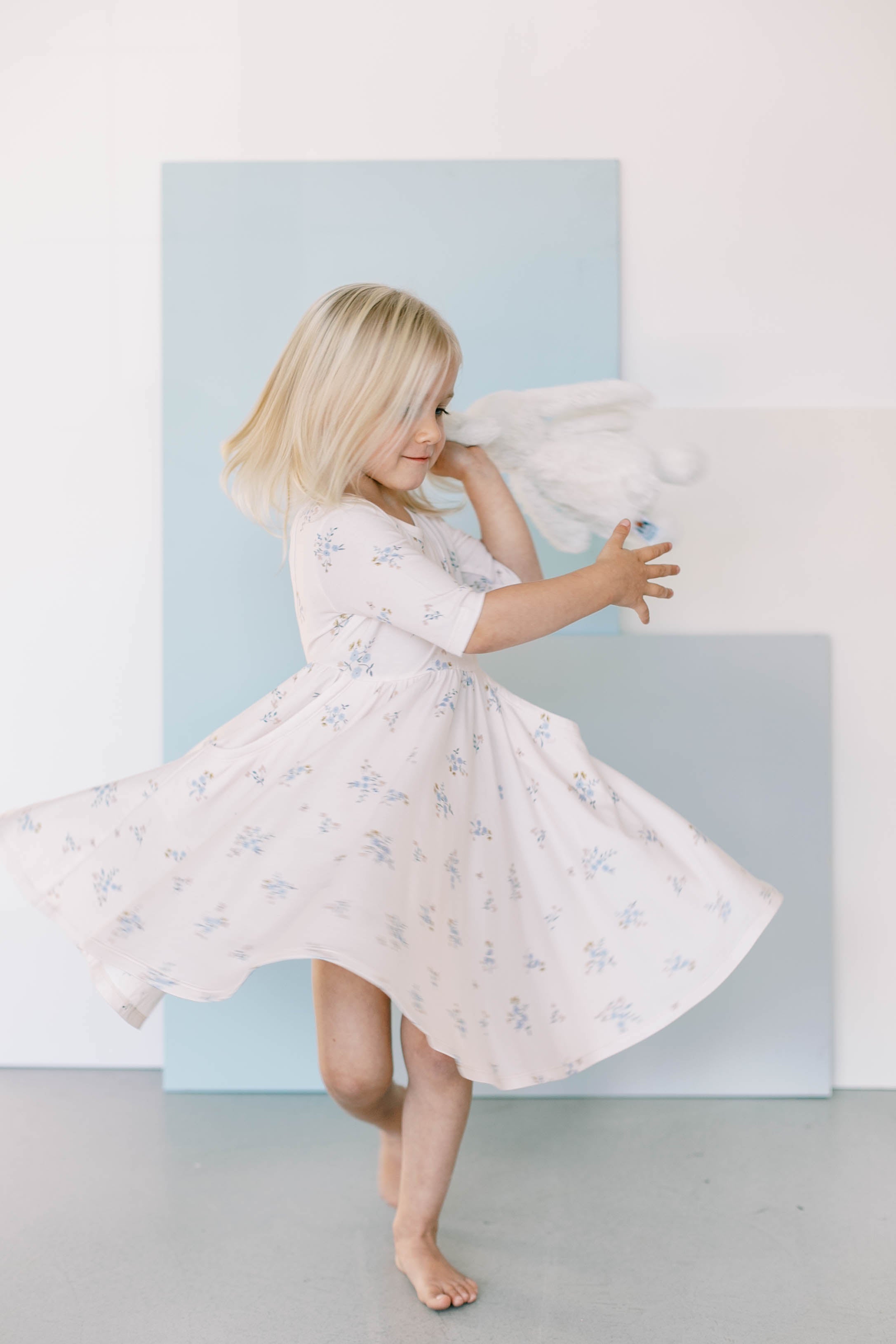 Toddler Kids Girls Outfits Off-shoulder Floral Crop Top + Skater Skirts  Summer Clothes Set