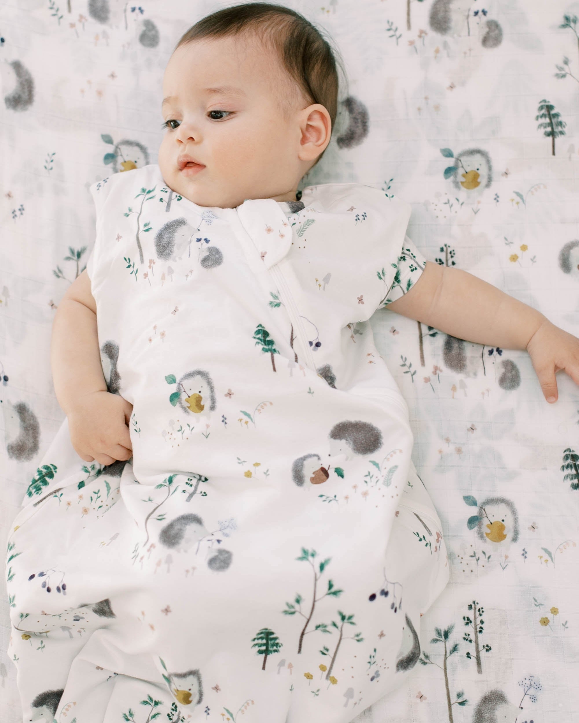 Tencel-Sleep-Bag-1.0-TOG-Hedgehogs-1