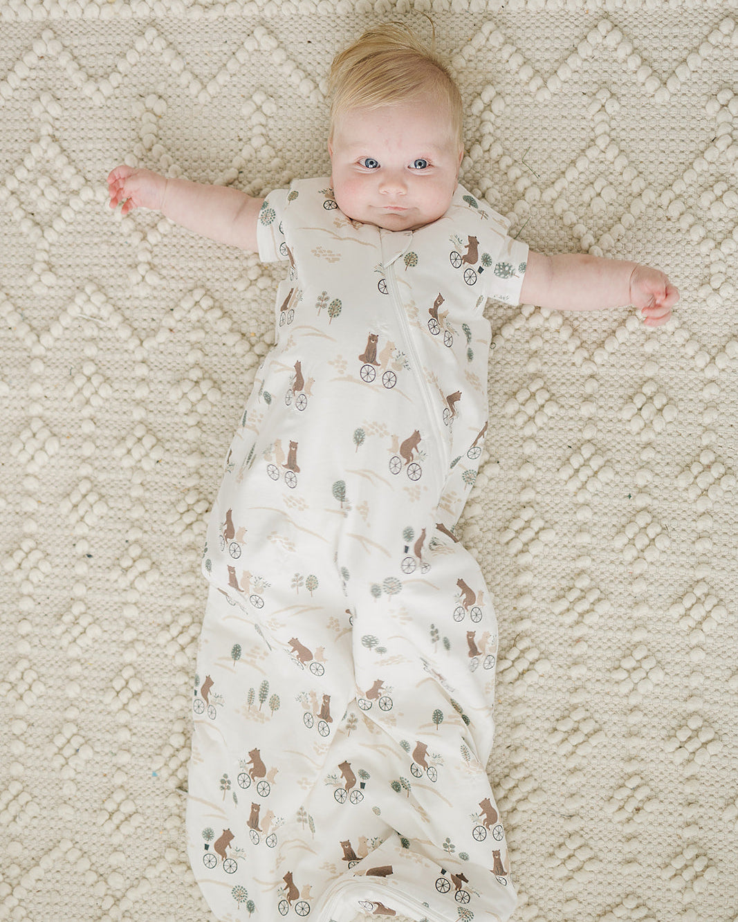 Tencel-Sleep-Bag-1.0-TOG-Bears-on-Bikes-1