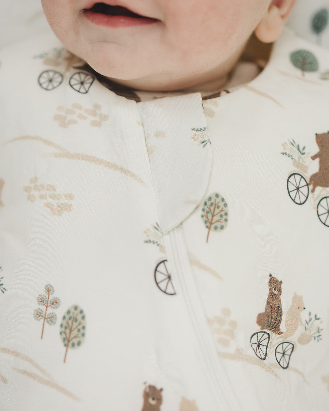 Tencel-Sleep-Bag-1.0-TOG-Bears-on-Bikes-5