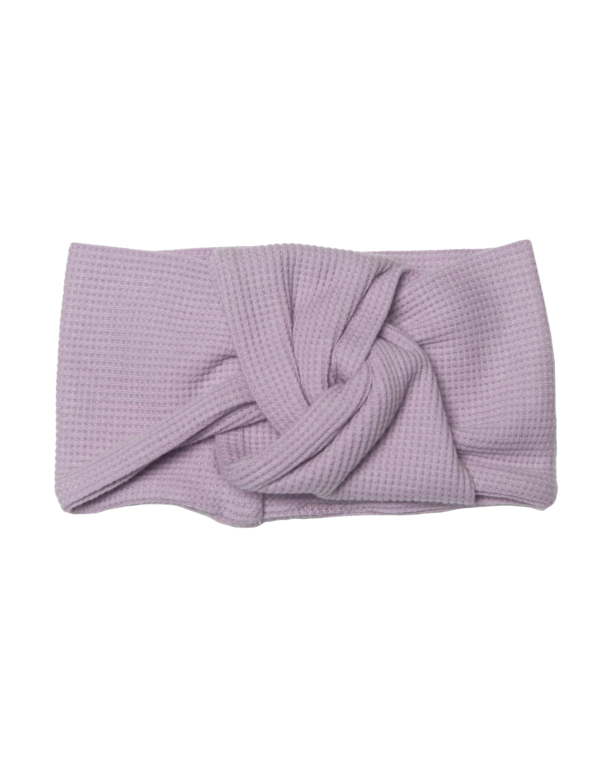 Waffle-Knotted-Headband-Lavender-1