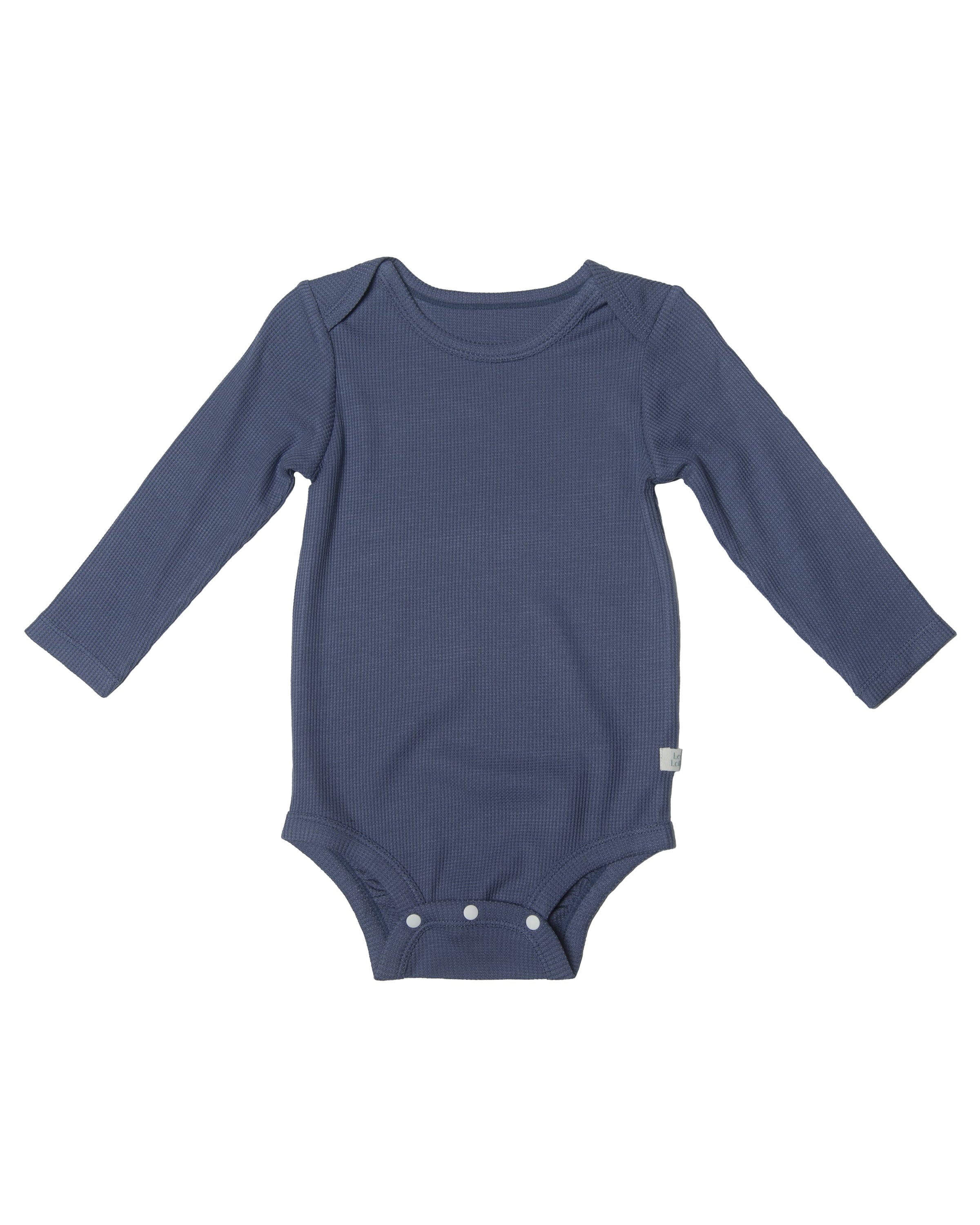 Waffle-Long-Sleeve-Bodysuit-Denim-Blue-2
