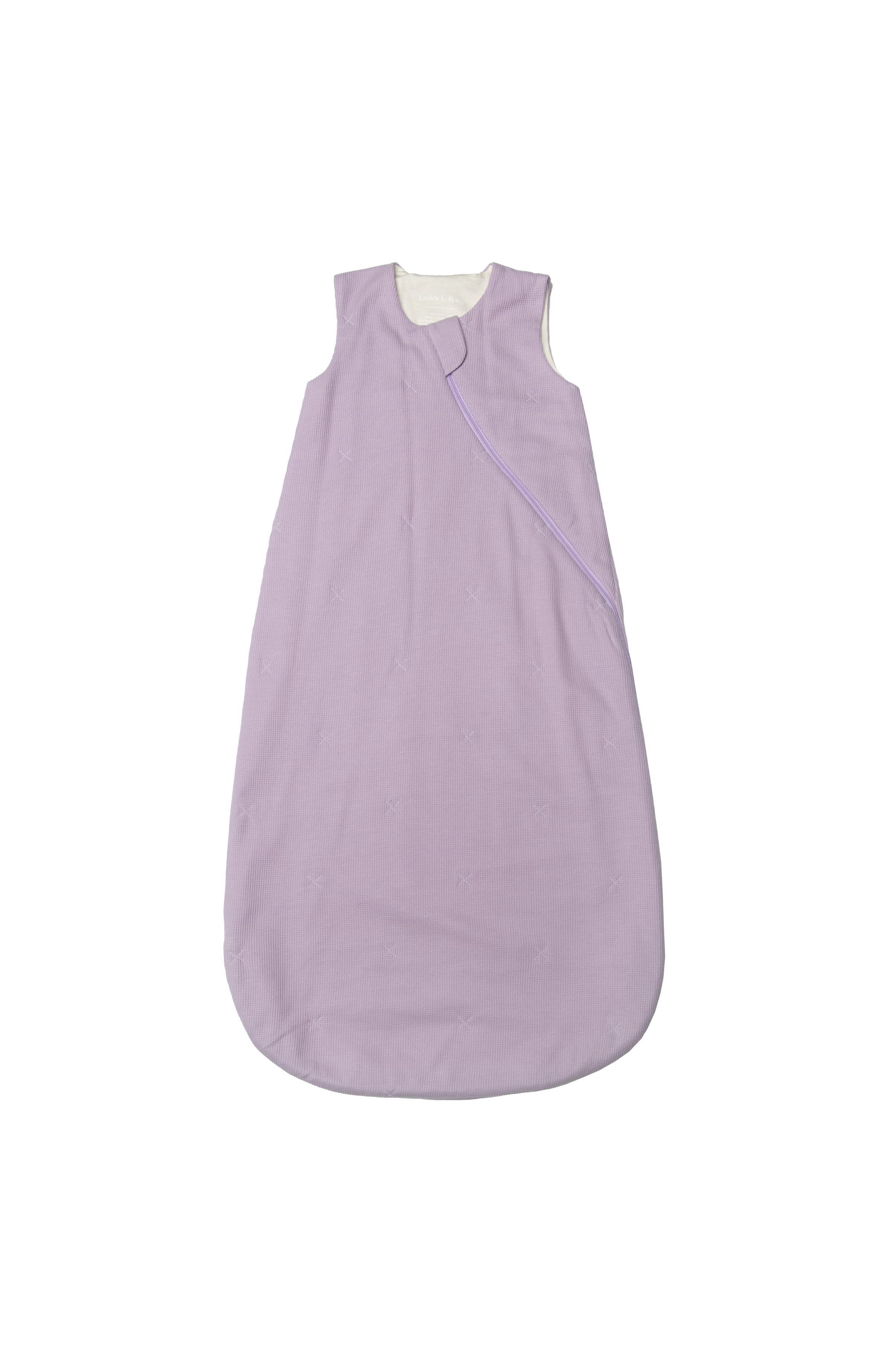 Loulou Lollipop TENCEL 1.0 TOG baby sleep bag in Lavender — front view on white background