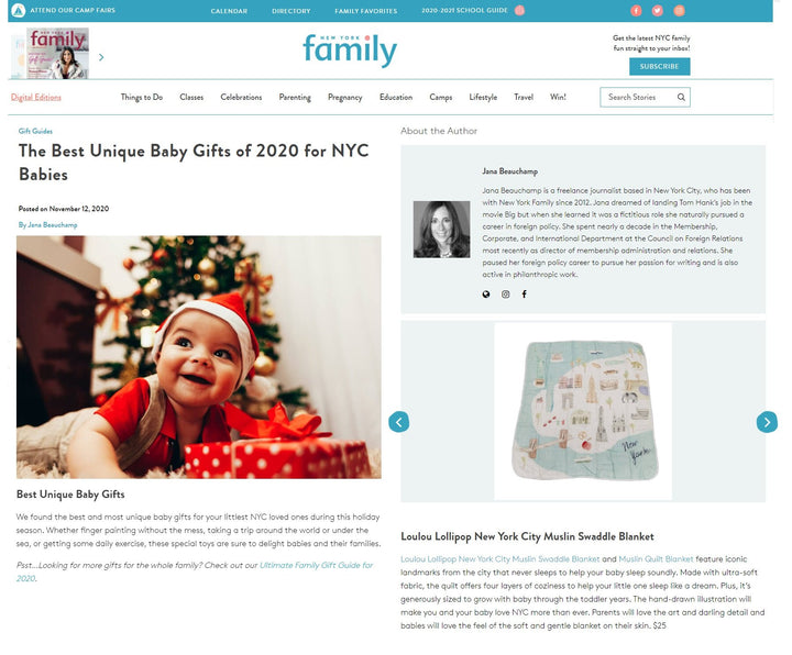 The Best Unique Baby Gifts of 2020 for NYC Babies