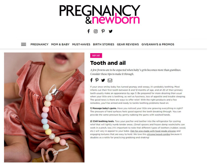 Pregnancy & Newborn's Tooth and Ail Tips