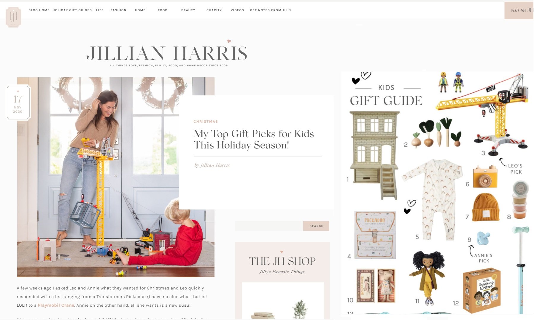 Jillian Harris' Top Gift Picks for Kids This Holiday Season!