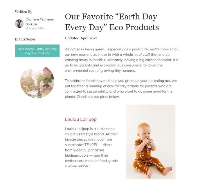 Our Favorite “Earth Day Every Day” Eco Products