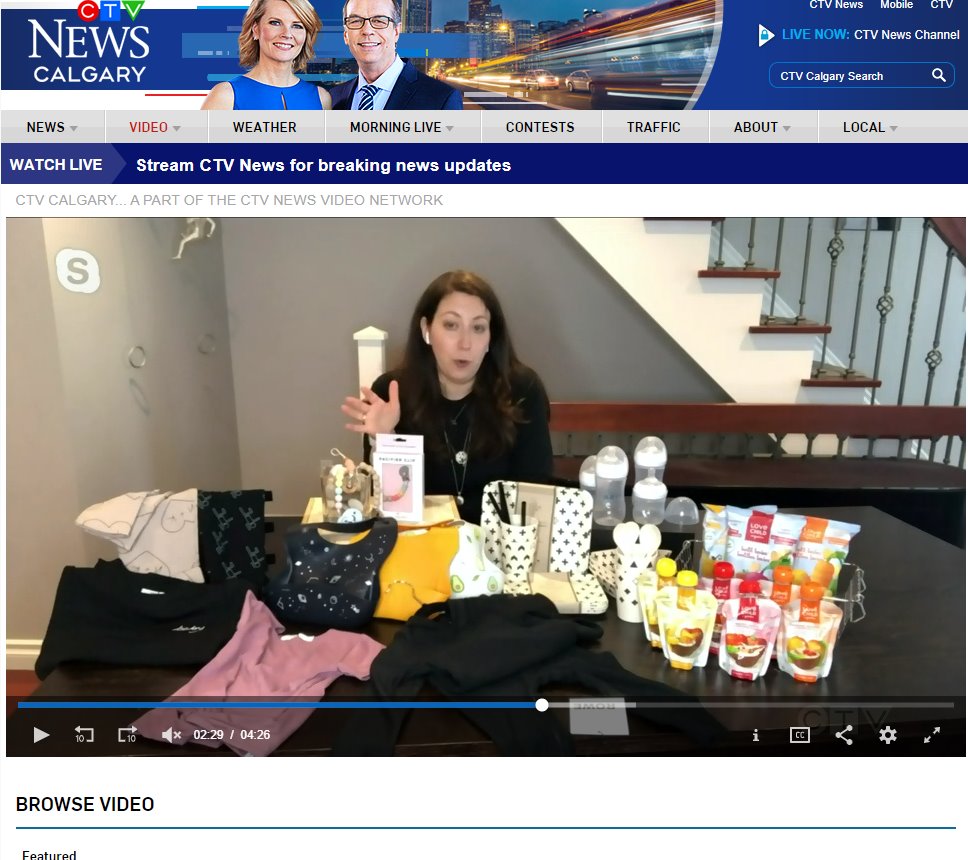 CTV News on How to Shop Local and Support Mompreneurs