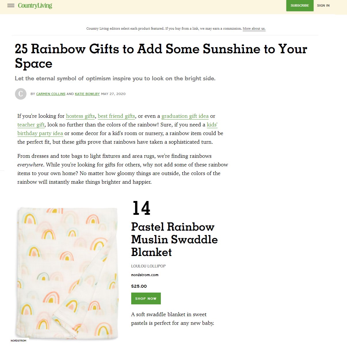 25 Rainbow Gifts to Add Some Sunshine to Your Space